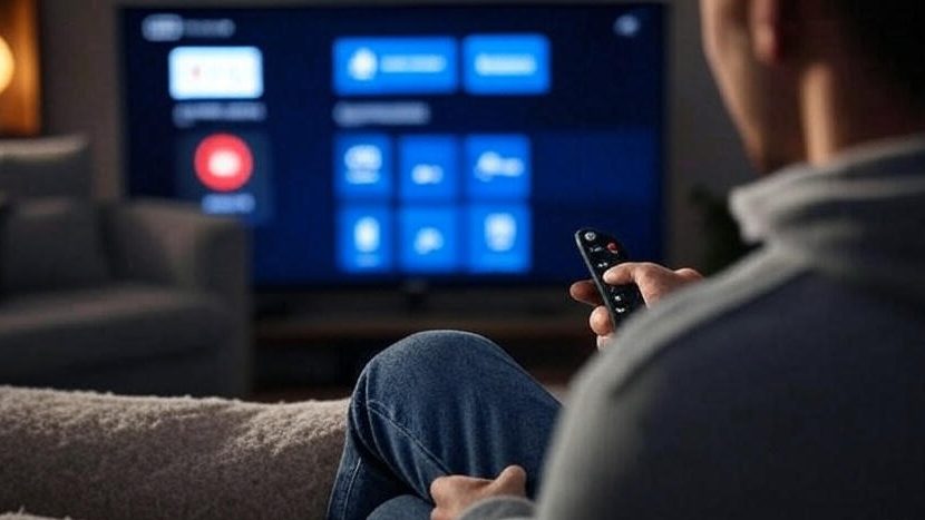 adjusting settings on an Android TV